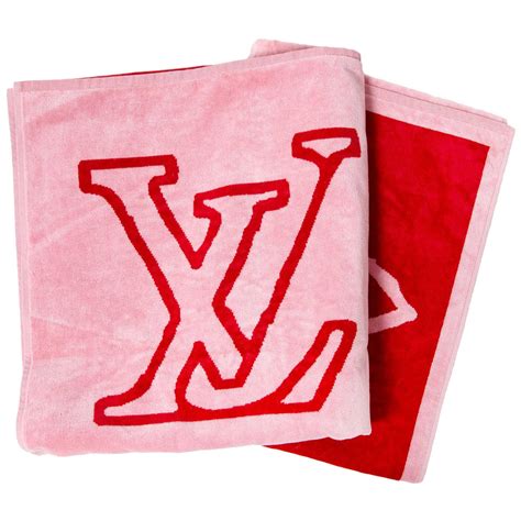 towel louis vuitton pink|louis vuitton beach towel price.